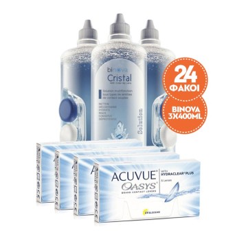 ACUVUE OASYS COMBO 4 BOXES...